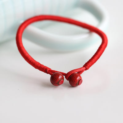 The Original Lucky Ceramic Red String Bracelets [Set of 2] - Spiritual Bliss Shop