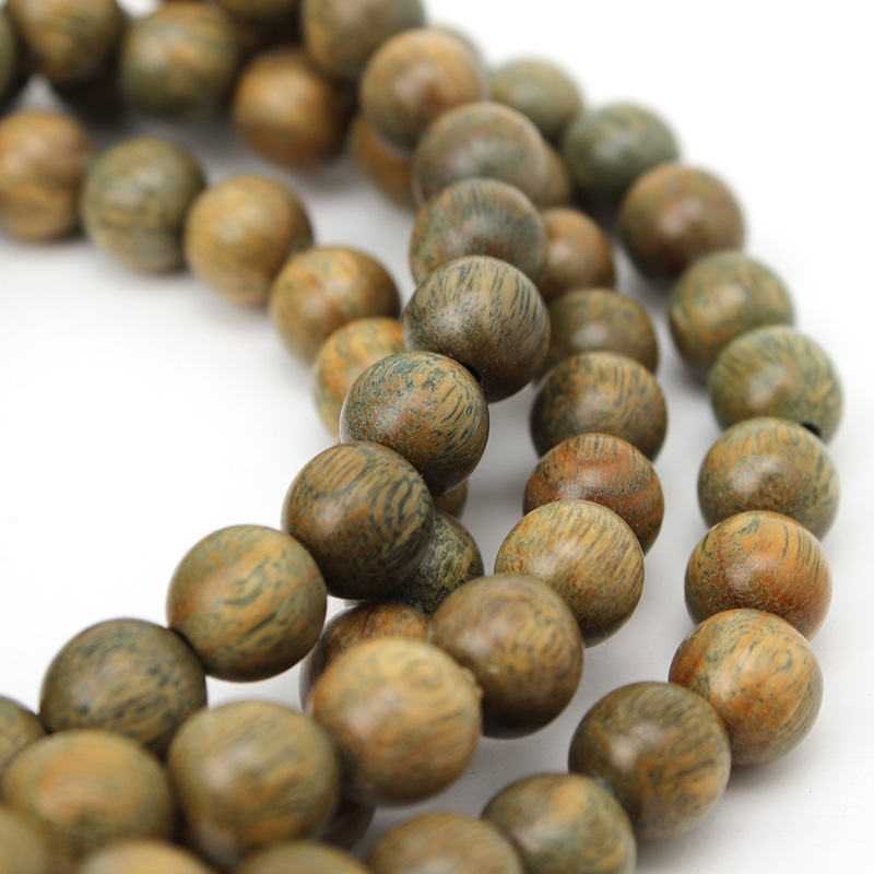 Green Sandalwood Bracelet (Mala) - Spiritual Bliss Shop