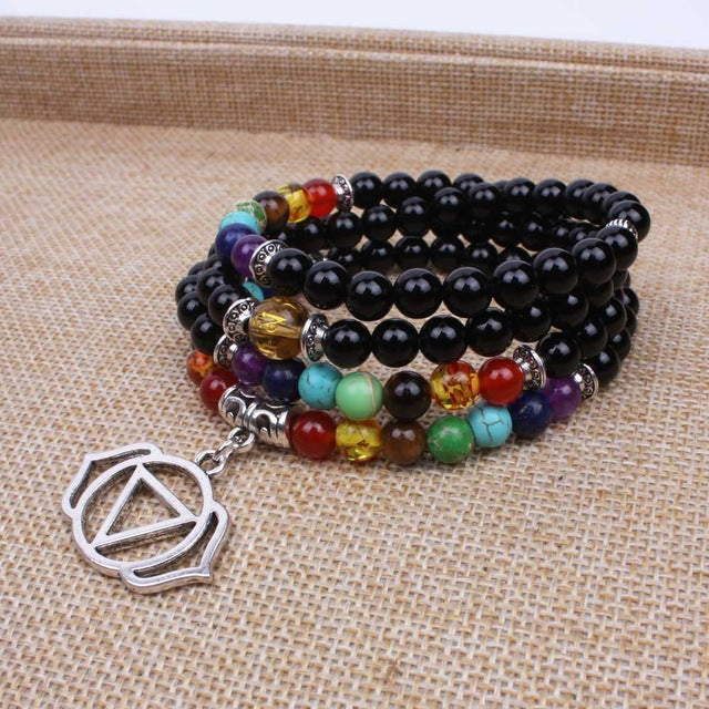 7 Chakras Necklace with Pendant - Spiritual Bliss Shop