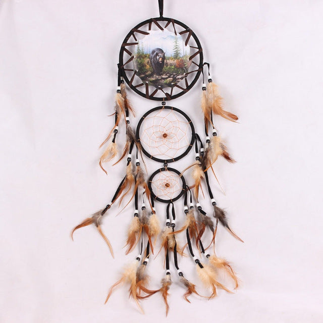 Animal Dreamcatcher - Wolf, Bear, Eagle (Feng Shui) - Spiritual Bliss Shop