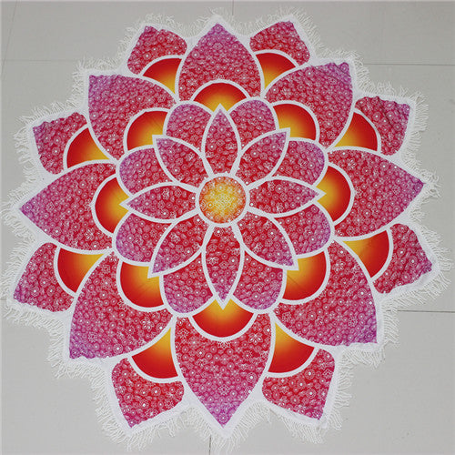 Flower Mandala Tapestry - Spiritual Bliss Shop