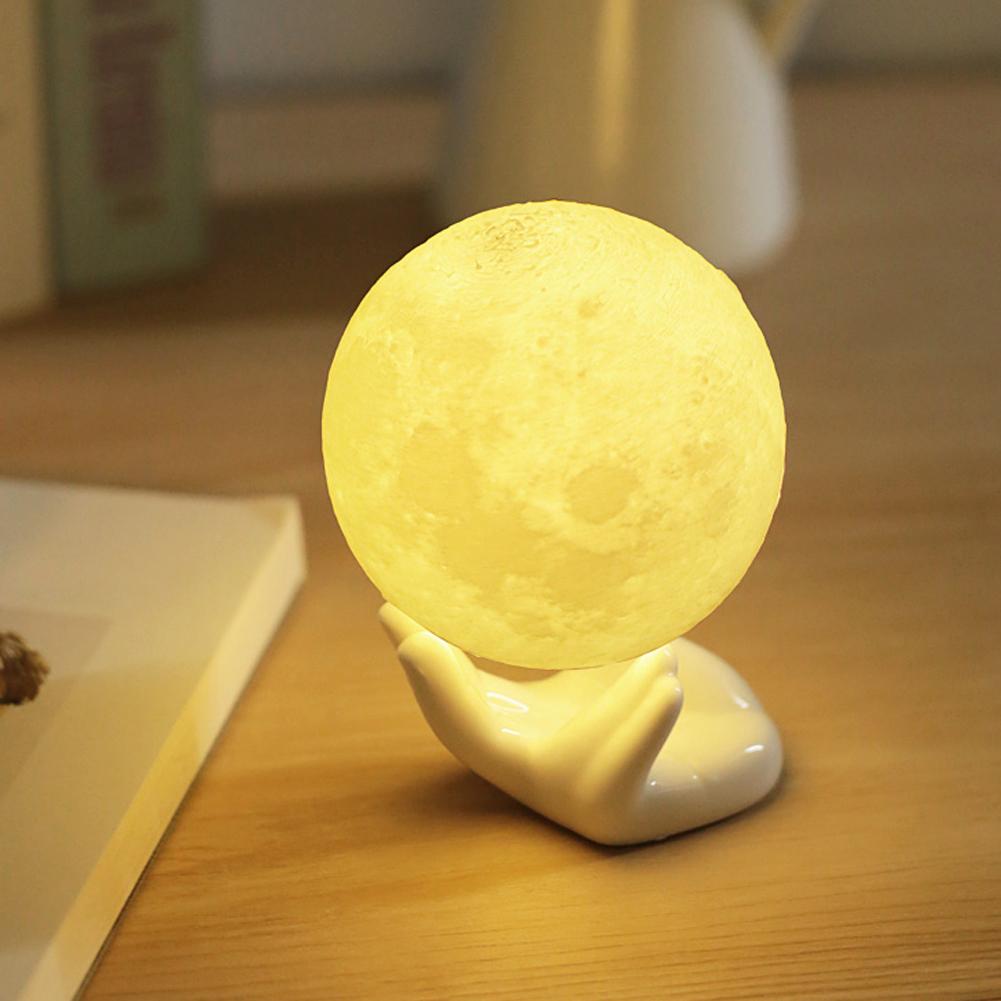 3D Lunar Moon Lamp - Spiritual Bliss Shop