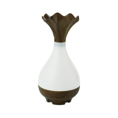 Wood Vase Aromatherapy Essential Oil Diffuser And Humidifier - Spiritual Bliss Shop