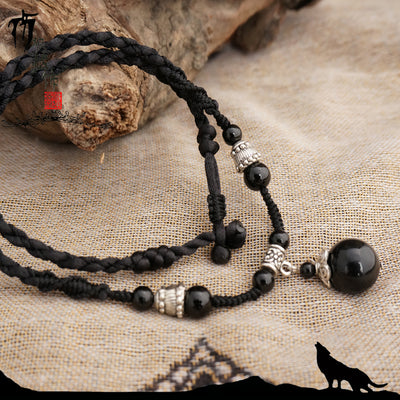 Natural Obsidian Necklace - Spiritual Bliss Shop