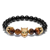 Premium Tiger's Eye Wolf Bracelet - Spiritual Bliss Shop