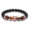 Premium Tiger's Eye Wolf Bracelet - Spiritual Bliss Shop
