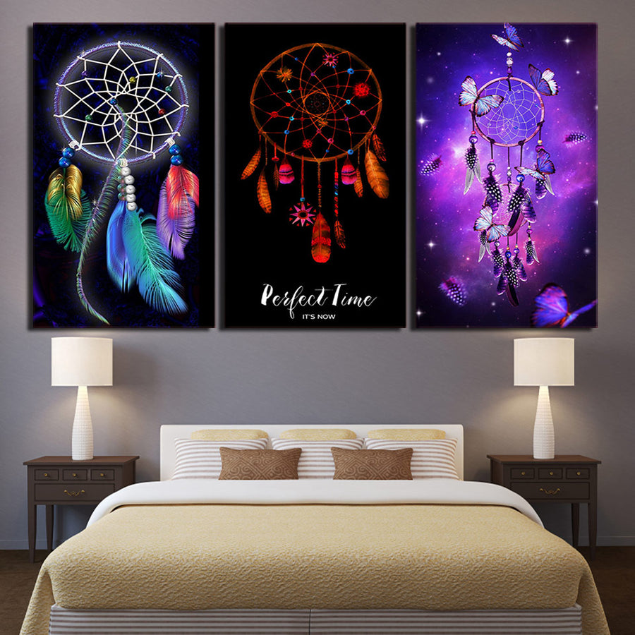 Colorful Dreamcatchers Cavas - Spiritual Bliss Shop
