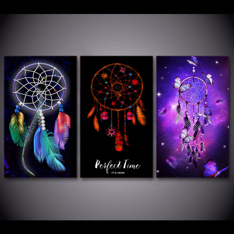 Colorful Dreamcatchers Cavas - Spiritual Bliss Shop