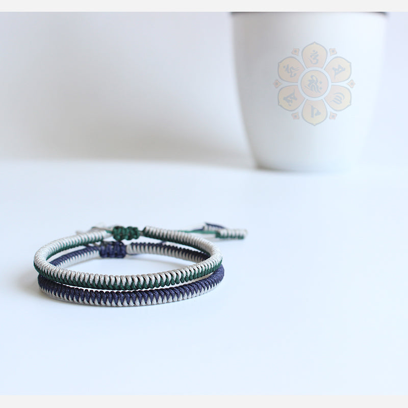 Handmade Knots Lucky Rope Bracelet (Wisdom) - Spiritual Bliss Shop