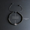 Handmade Black Agate Bracelet - Spiritual Bliss Shop