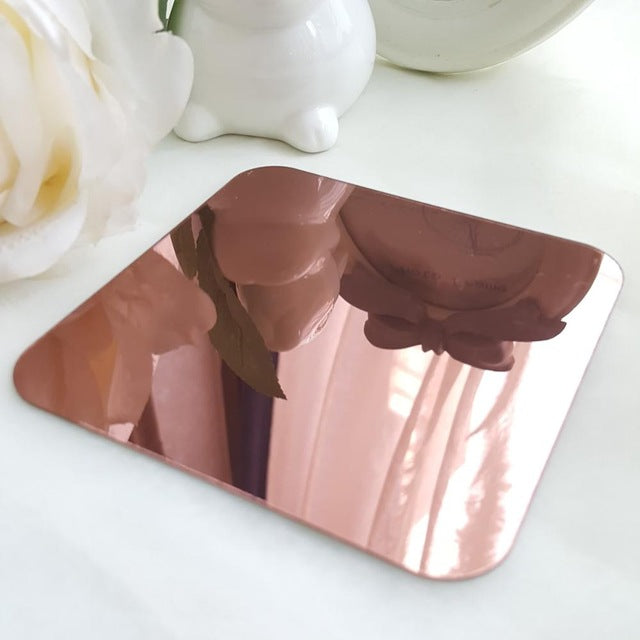 Lotus Mirror Wall Stickers - Spiritual Bliss Shop