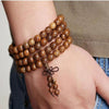 African Wenge Wood Bracelet (Mala) - Spiritual Bliss Shop
