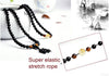 Onyx & Tiger's Eye Mala Bracelet with Luminous Dragon Bead - Spiritual Bliss Shop