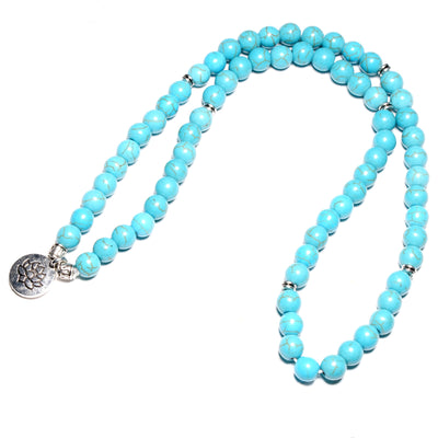 Turquoise Lotus Bracelet (Multiwrap) - Spiritual Bliss Shop