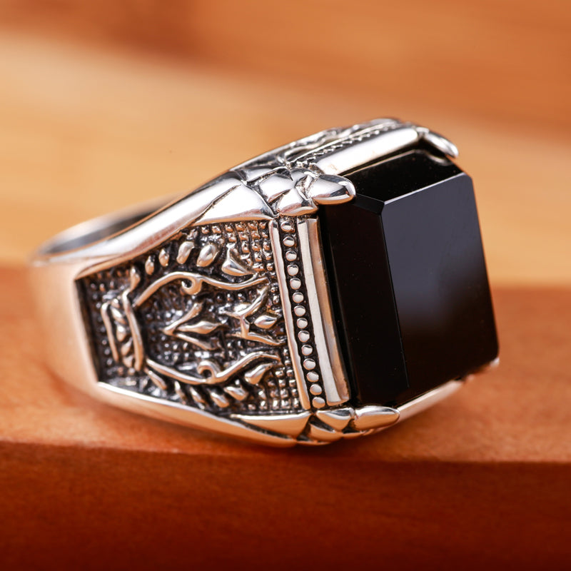 Black Obsidian Ring - Spiritual Bliss Shop