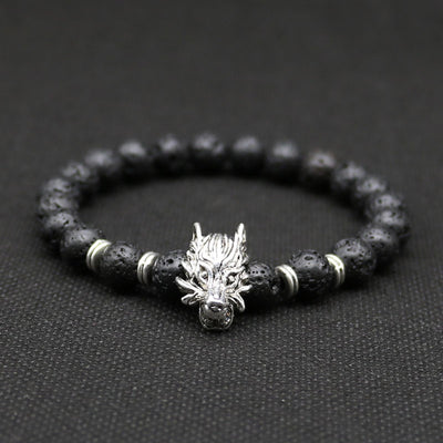 Dragon's Head Gemstones Bracelet 2/2 - Spiritual Bliss Shop