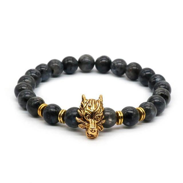 Dragon's Head Gemstones Bracelet 2/2 - Spiritual Bliss Shop
