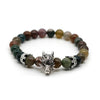 Premium Dragon's Head Gemstones Bracelet - Spiritual Bliss Shop